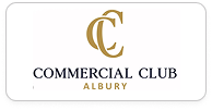 Commercial Club Albury logo featuring an intertwined gold 'C' above the black text 'COMMERCIAL CLUB' and gold text 'ALBURY'.