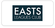 Easts Leagues Club text logo with white letters on a dark blue background.