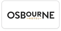 Osbourne Hotel logo with stylized text.
