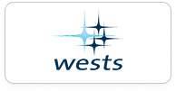 Wests logo featuring four stylized blue stars above the word 'wests'.