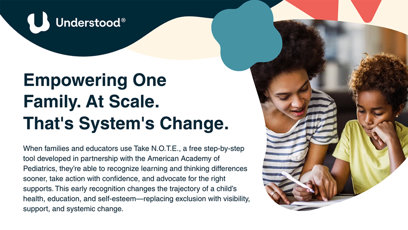 Fundraising collateral reflecting the new funder personas and fundraising messaging developed by Friday for Understood