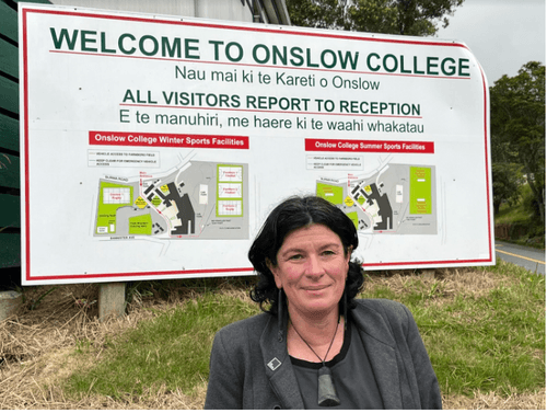 Principal, Sheena Millar of Onslow College