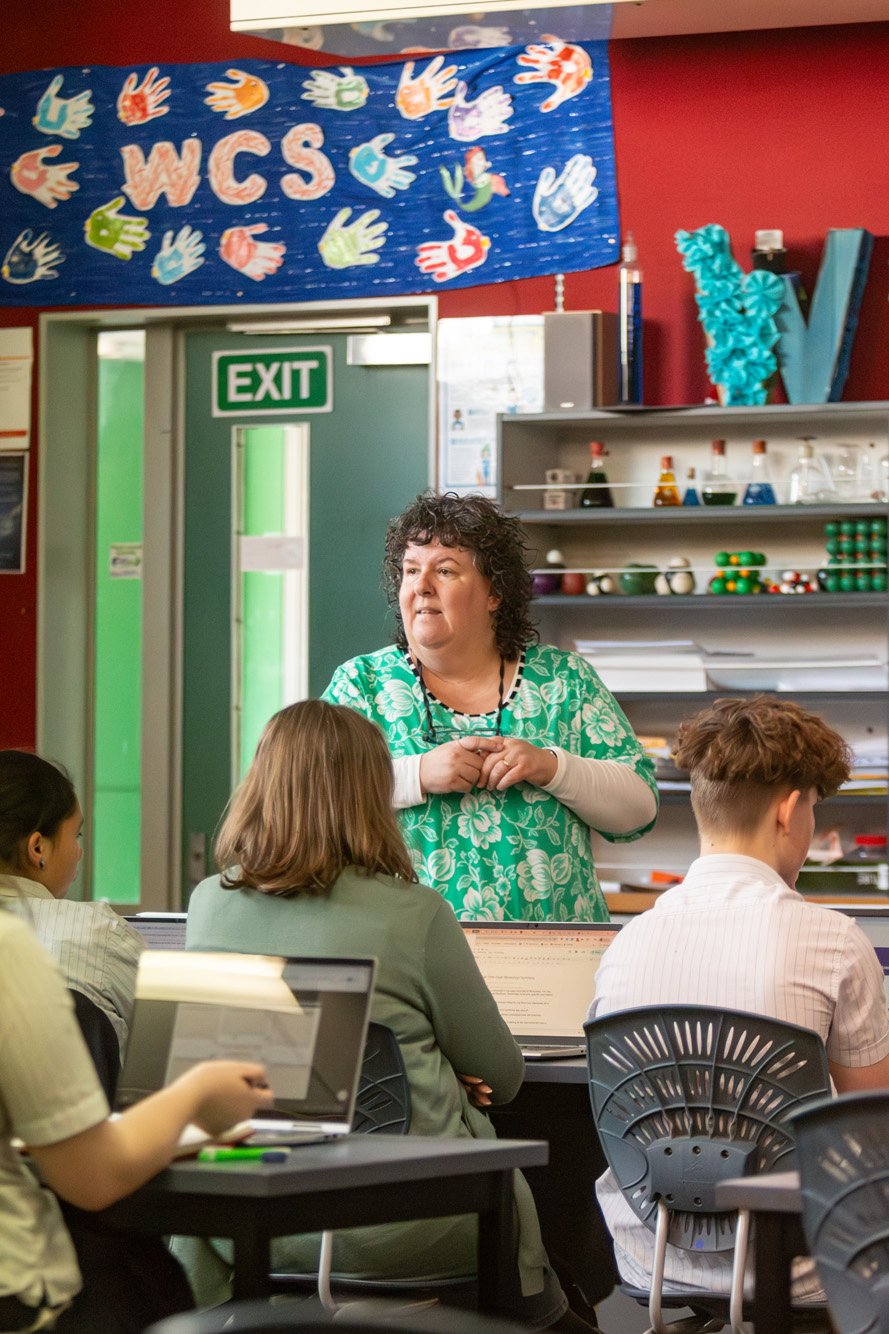 Science Teacher Carmen Kenton in her Classroom at Riccarton High School