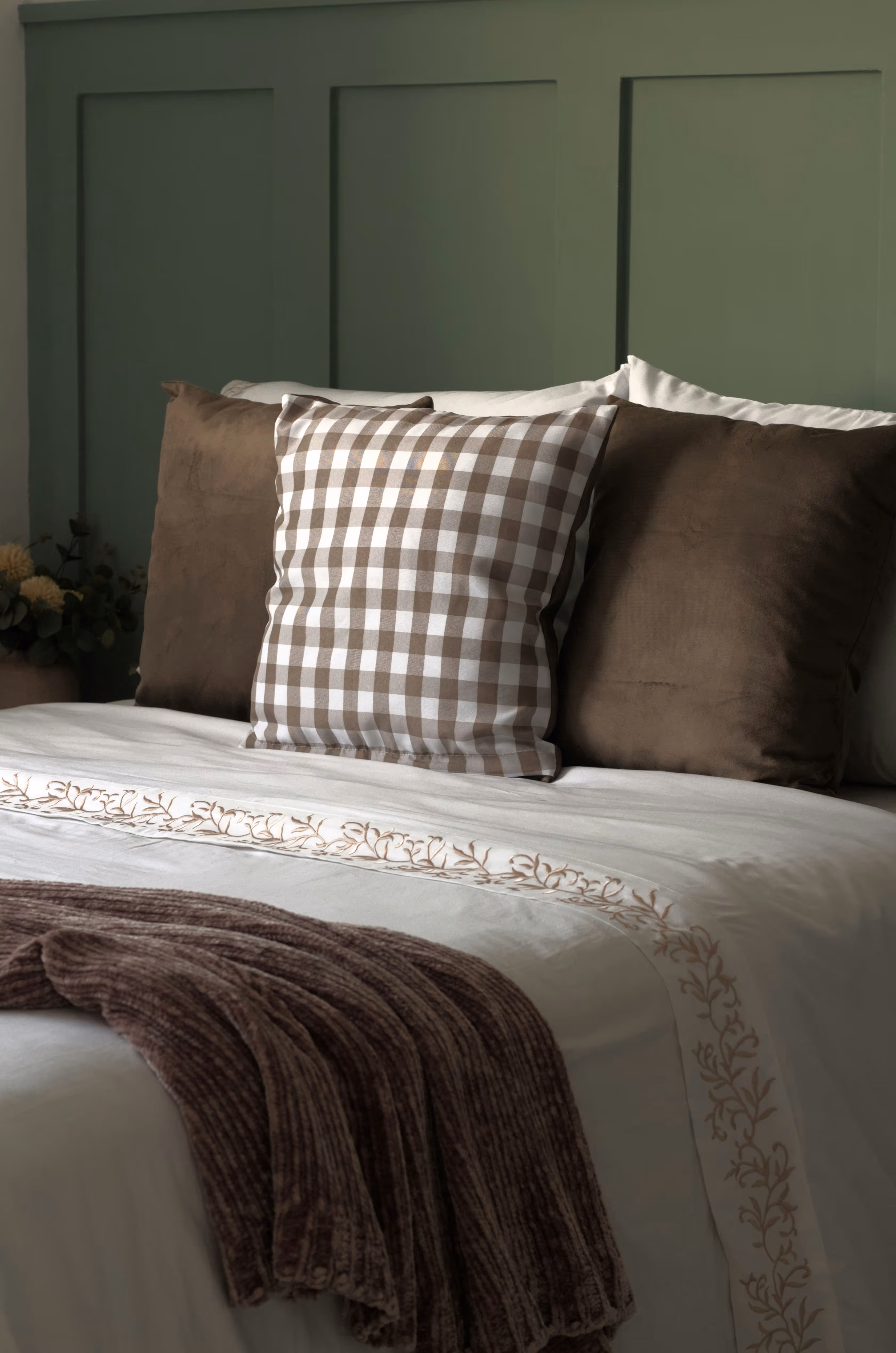 Stylish bedroom interior in an Auckland short-term rental property