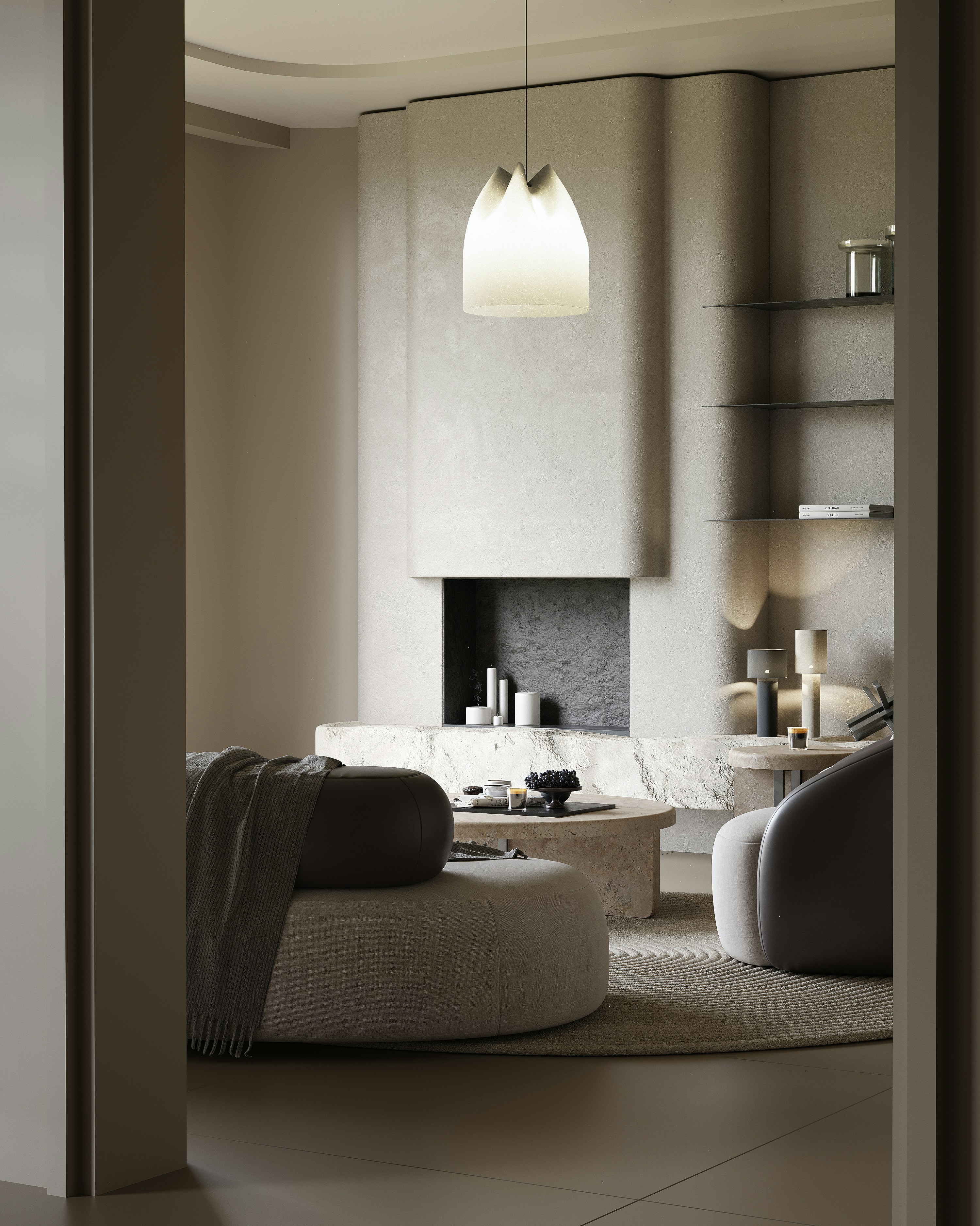 Well-designed living room in an Auckland short-term rental