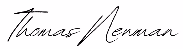 Thomas Newman signature