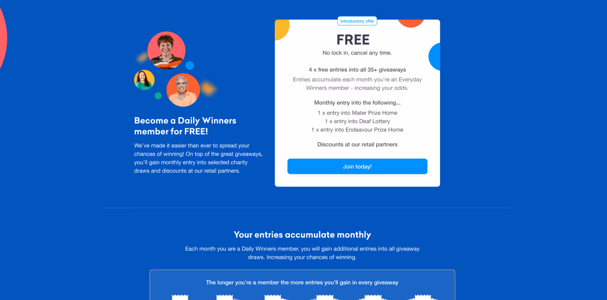 Free version of Daily Winners