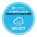 Snowflake AI Data Cloud Products Partner Badge