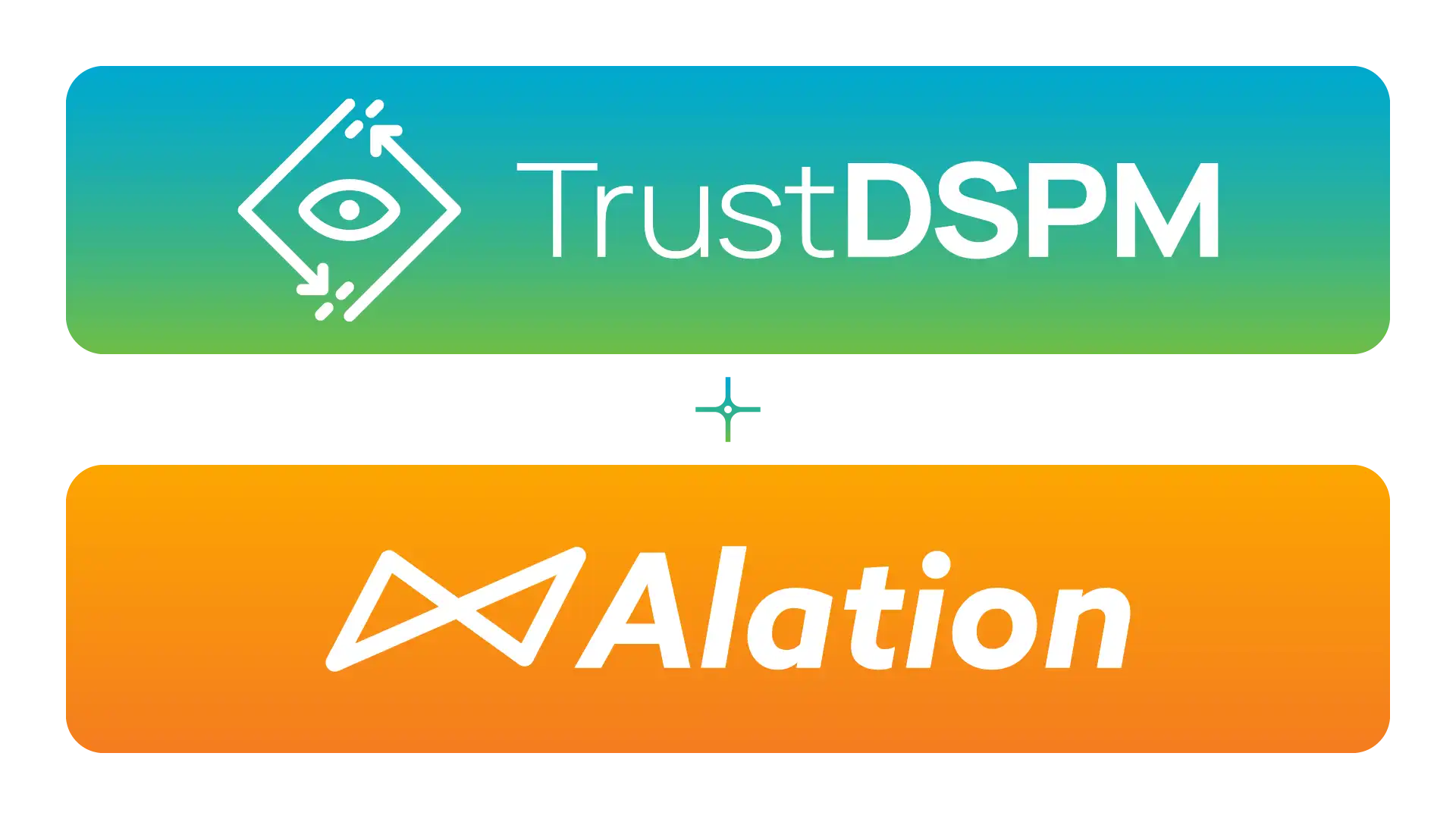 Diagram for TrustDSPM plus Alation
