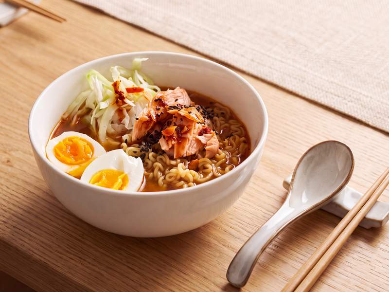 Spicy Salmon Ramen