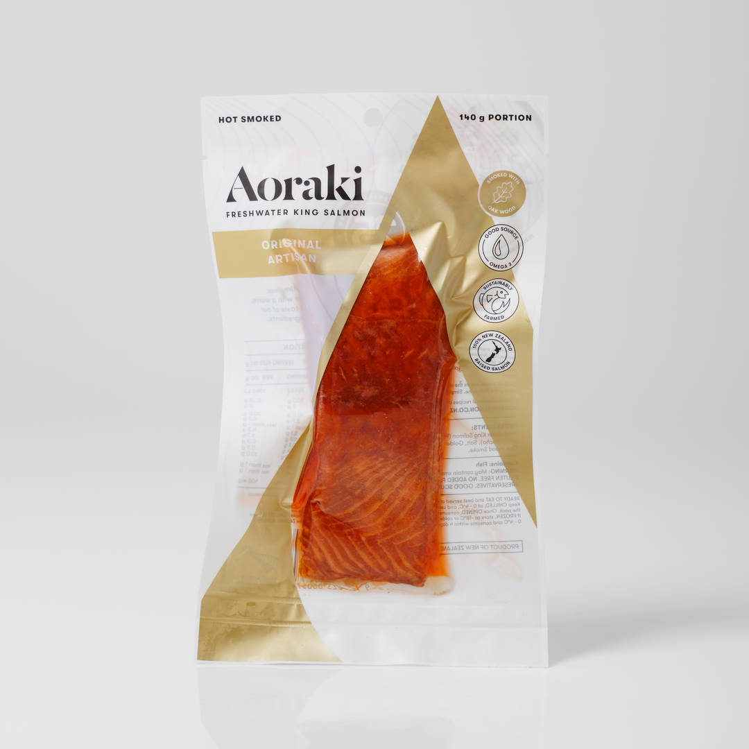 Aoraki Original Hot Smoked Salmon 140g
