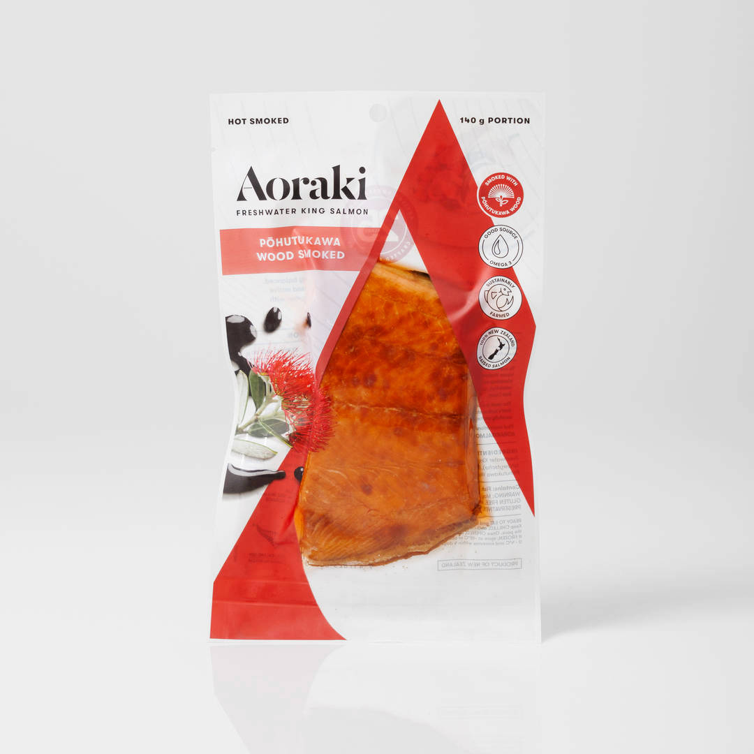 Aoraki Hot Smoked Salmon Pōhutukawa 140g