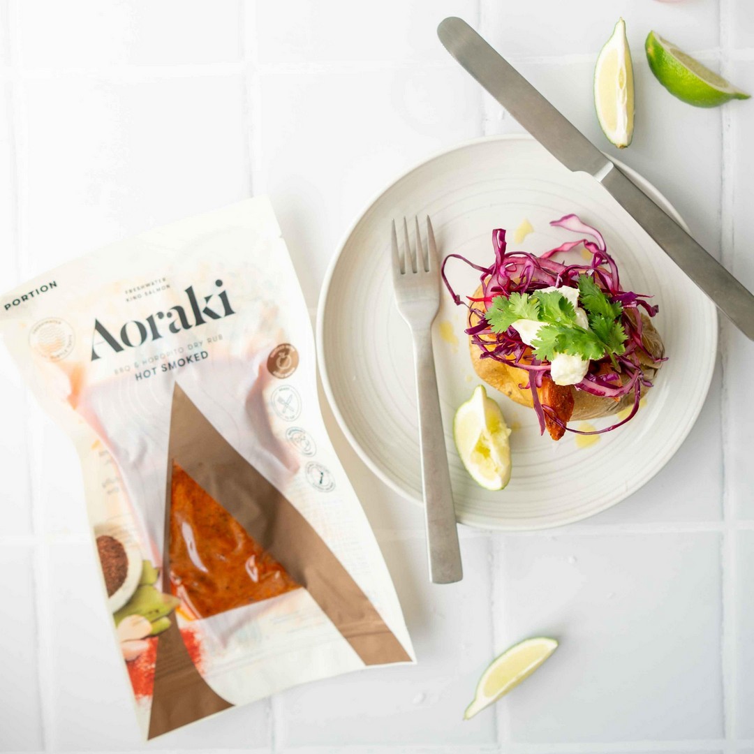 Aoraki Hot Smoked Salmon BBQ & Horopito Baked Potato Recipe