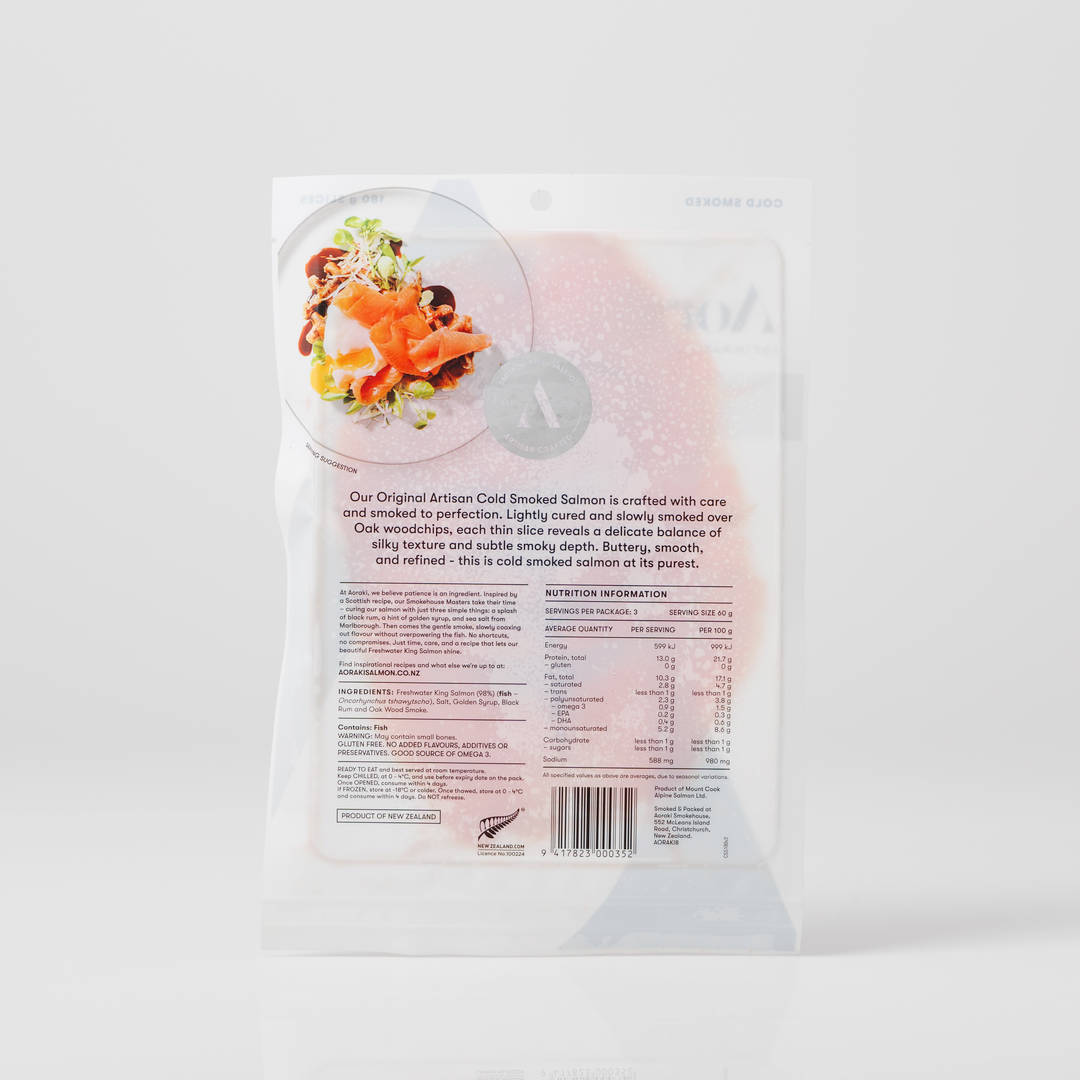 Aoraki Cold Smoked Salmon