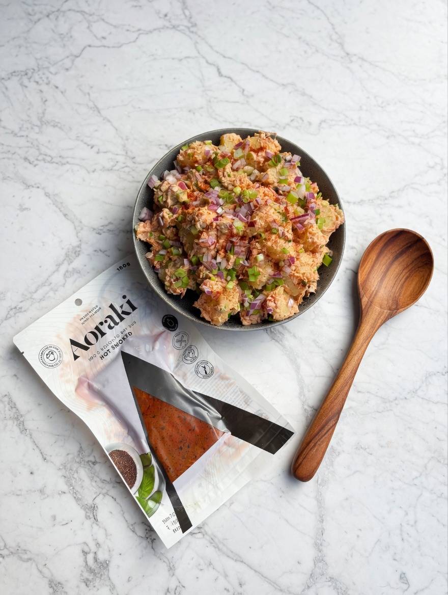 Aoraki Smoky Salmon Potato Salad Recipe