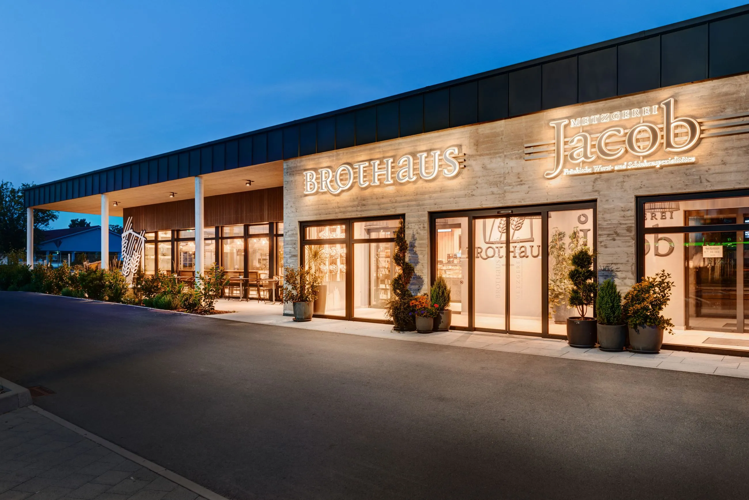 Außenansicht Freestander Brothaus Bad Windsheim