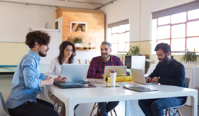 creative-group-working-startup-using-laptops