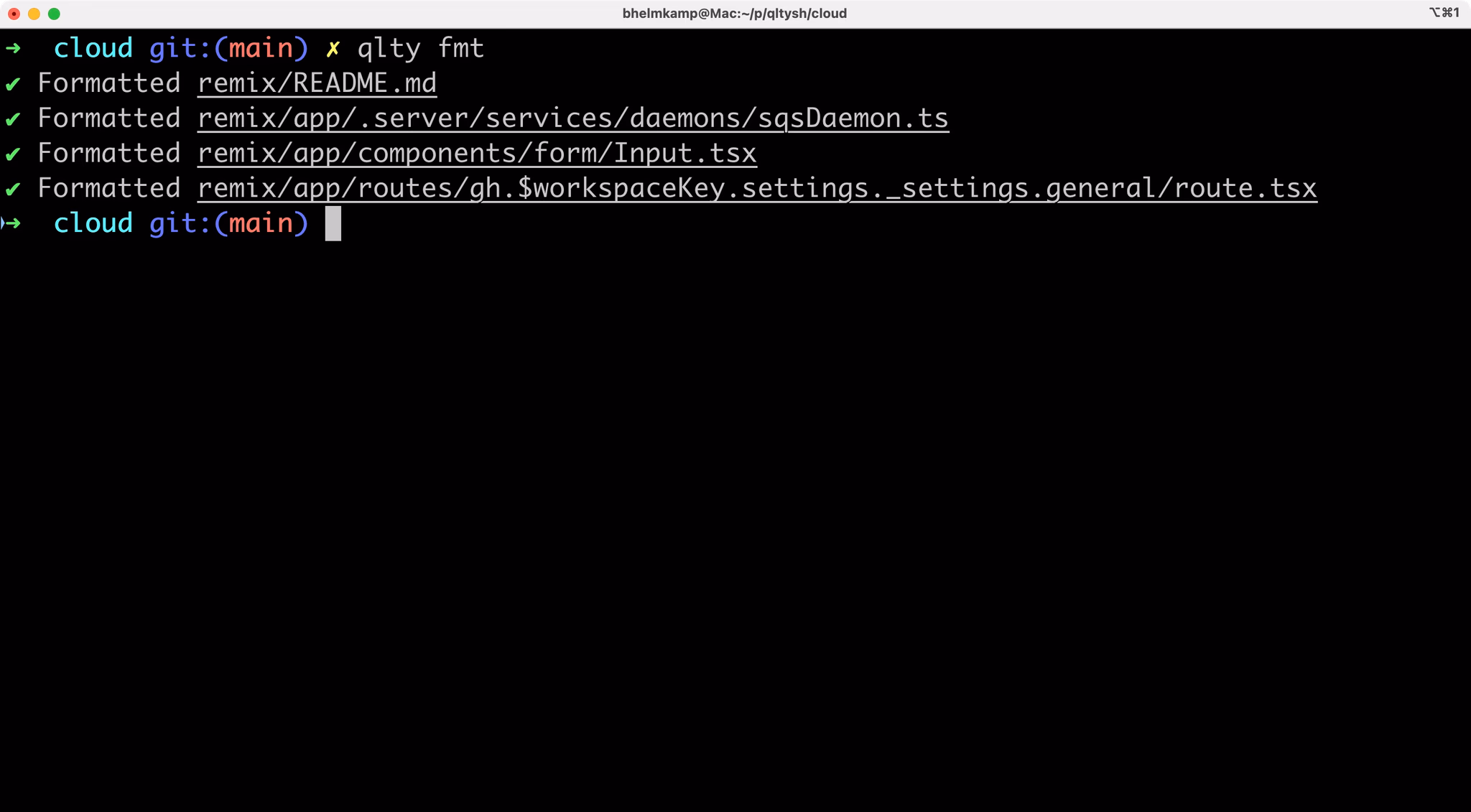One-click auto-format
