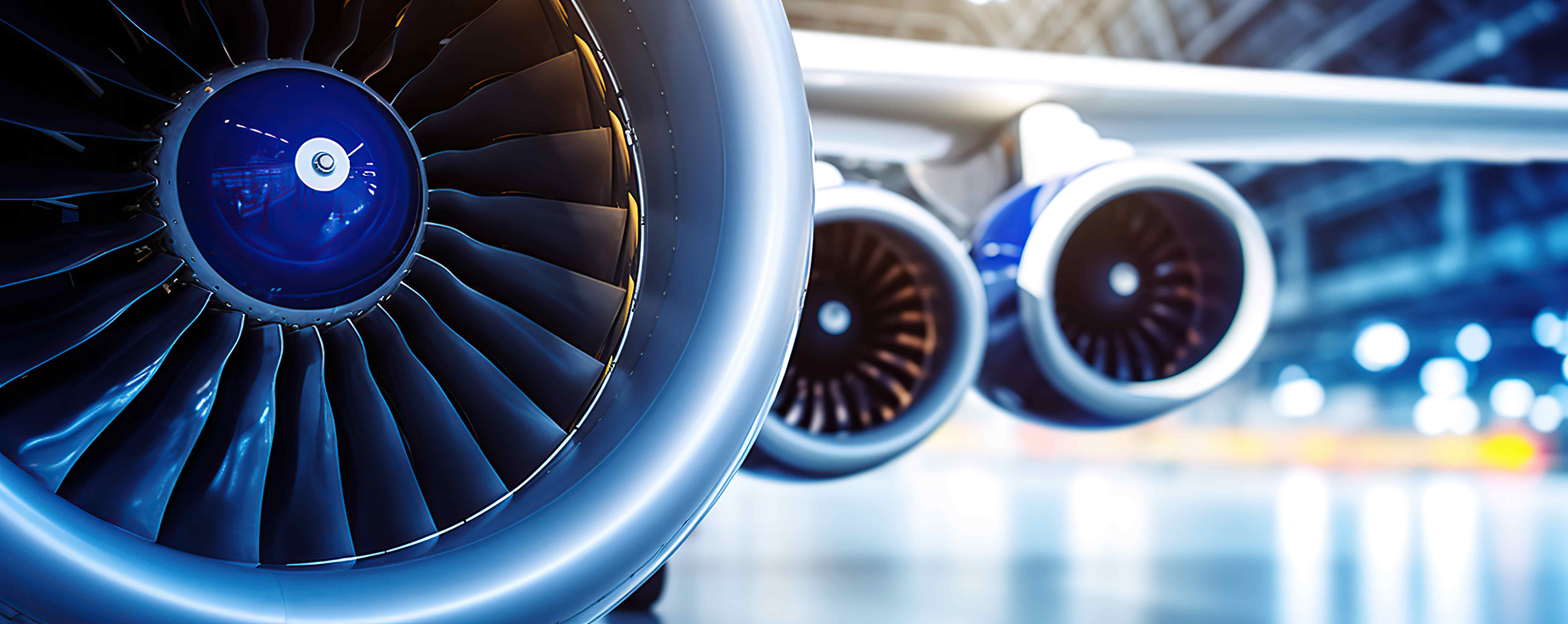 Gros plan sur moteur d’avion – signalétique technique aéronautique HD Signalétique