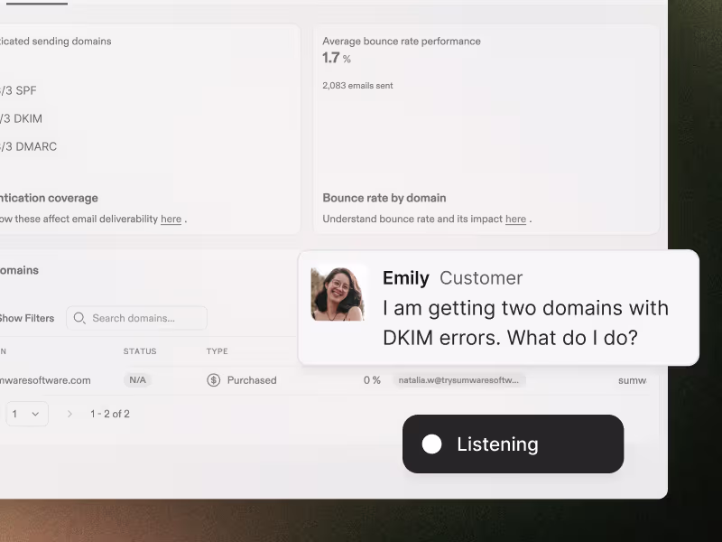 Quaterzip's agent works with a user
