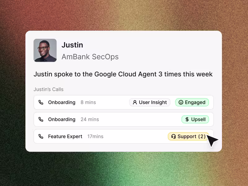 Quaterzip's agent works with a user