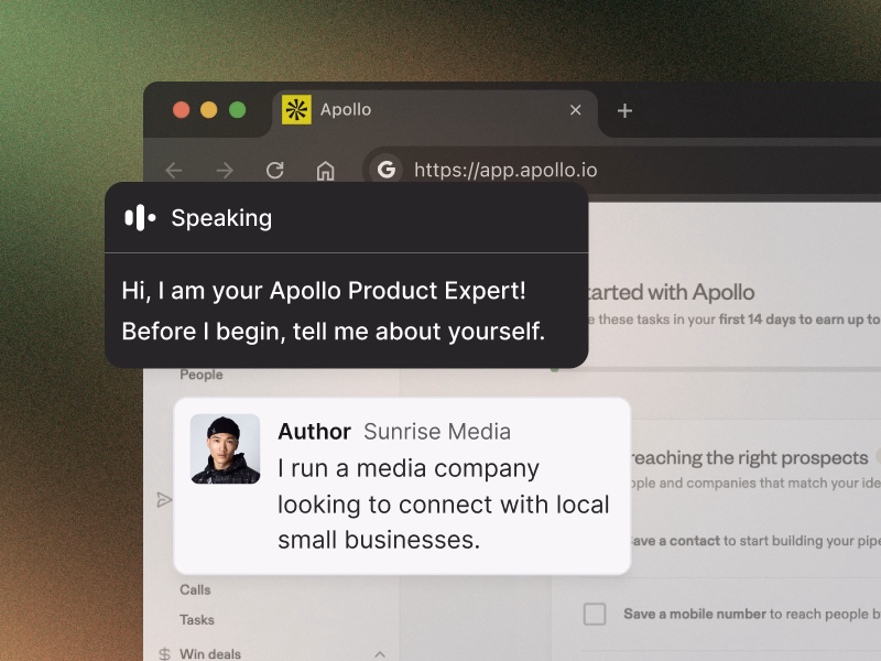 Quaterzip's agent works with a user
