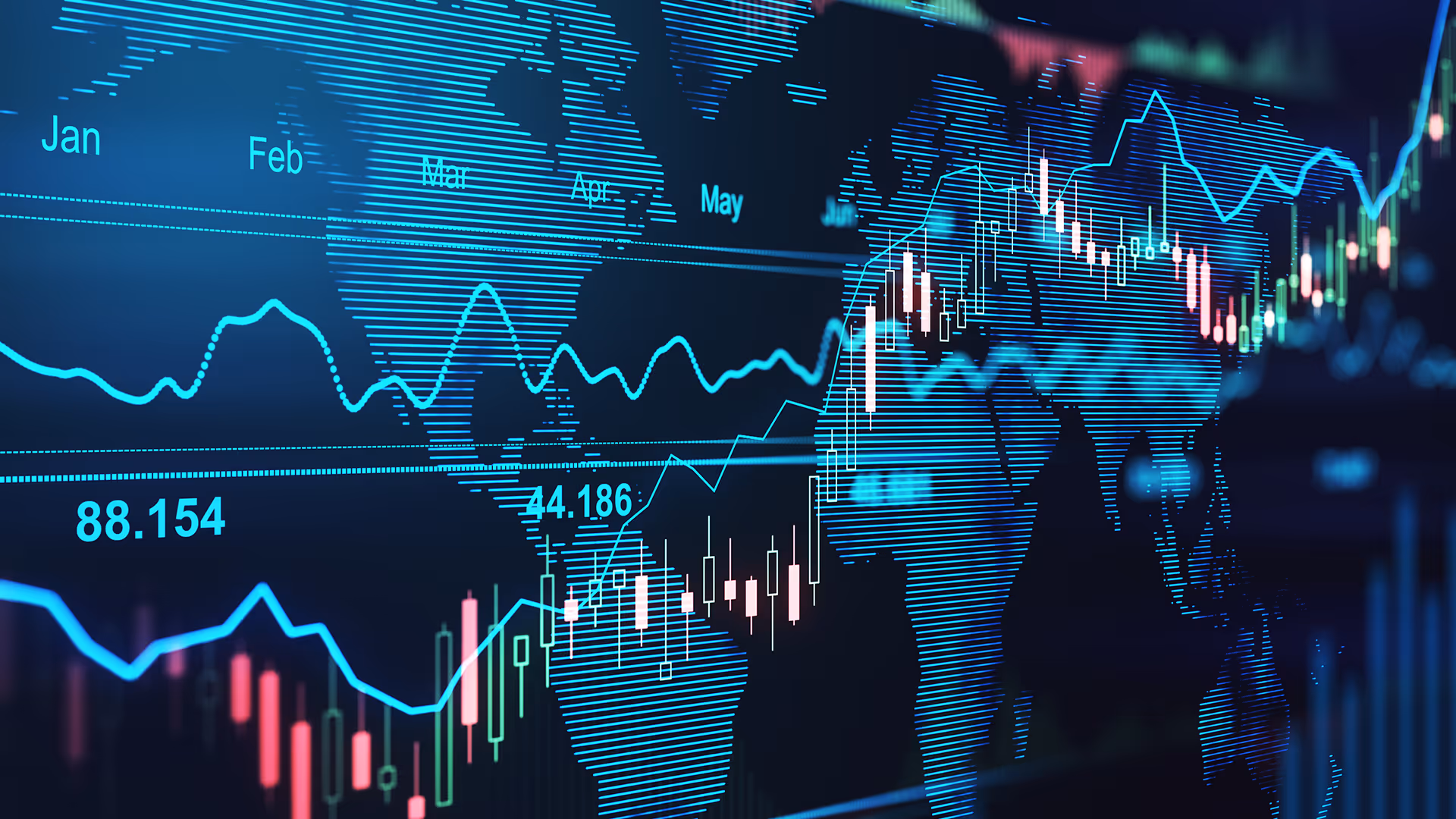 Stable and climbing financial graph
