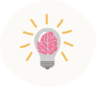an icon representing increased cognitive ability 