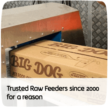 a thumbnail for a blog titled "trusted raw feeders since 2000 for a reason"