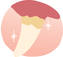 clean, healthy teeth