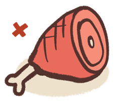 Ham is bad for dogs and cats