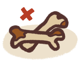 Cooked Bones are bad for dogs and cats