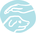 icon illustration of slow, gentle touching