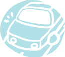 icon illustration of a cat to demonstrate sensitivity to our surroundings while walking
