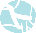 icon illustration of a dog in a harness for a short walk