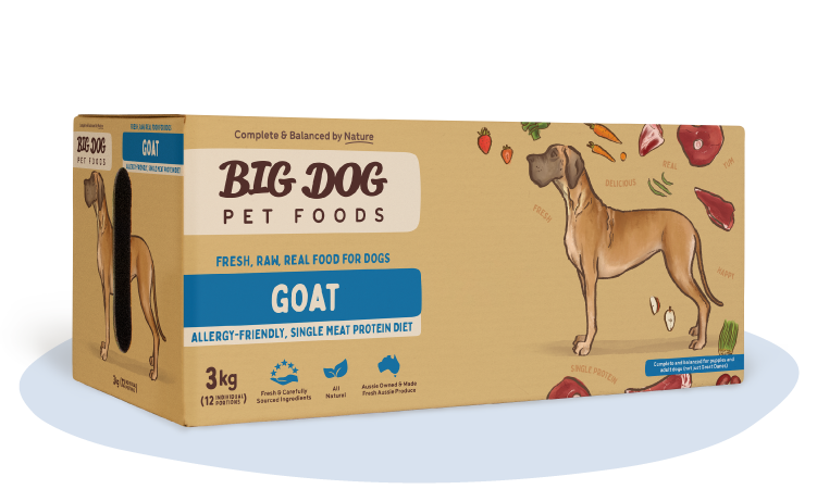 Goat Low Allergy, Single Protein Raw Diet