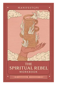 The book cover for the spirital rebel workbook.