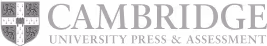 Cambridge University Press & Assessment logo with shield emblem