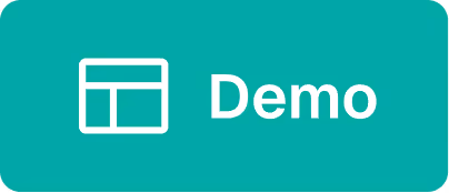 Green rectangular button with a white website layout icon and the text 'Demo'.