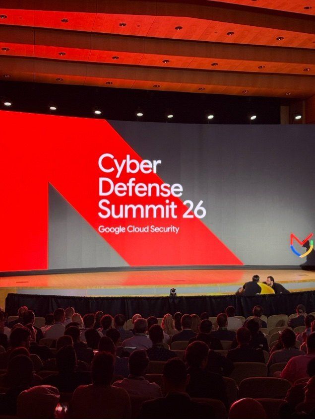 Main stage at Cyber Defense Summit 26, Google Cloud Security