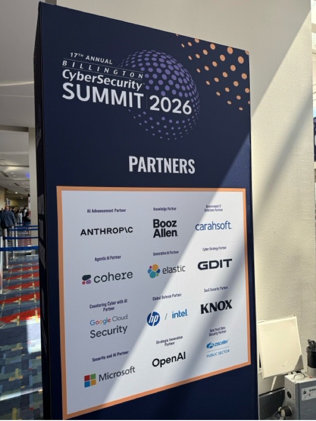 Partners board at the 17th annual Billington CyberSecurity Summit 2026