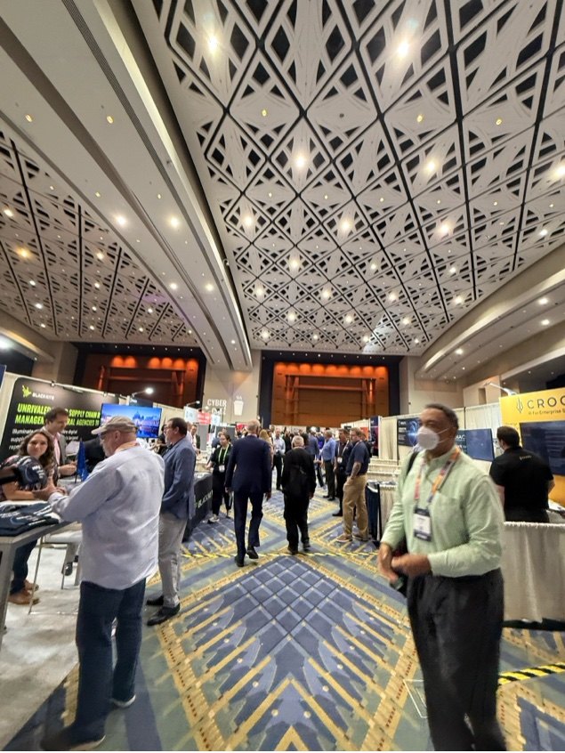 Exhibit hall at the Billington CyberSecurity Summit