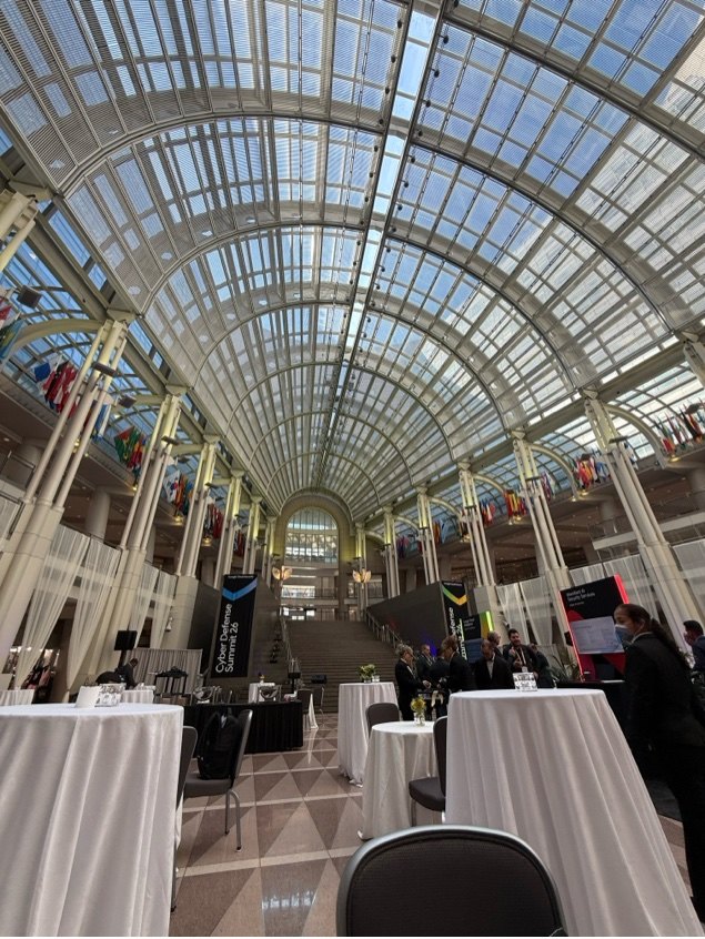 Atrium at the Cyber Defense Summit venue