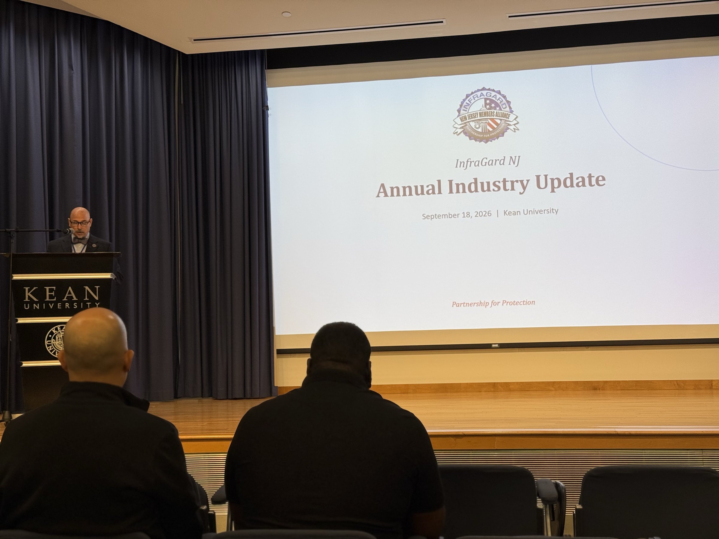 InfraGard NJ Annual Industry Update title slide