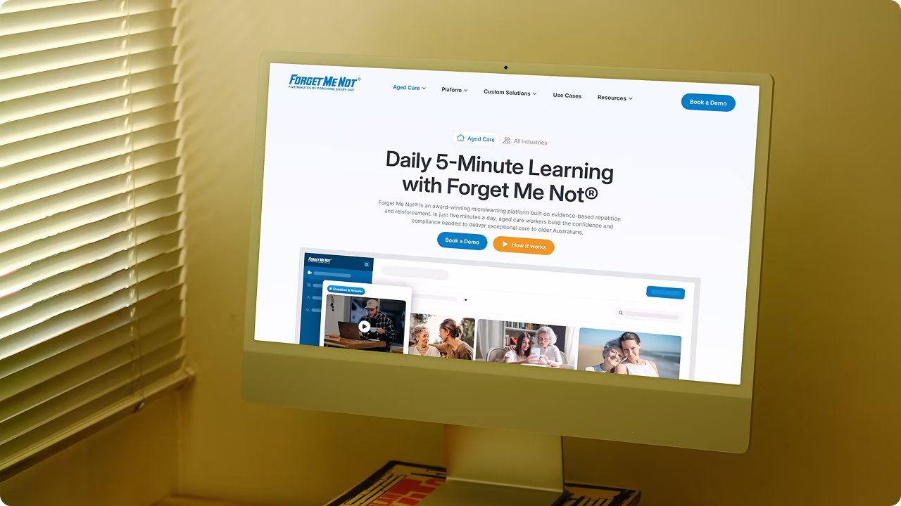 Forget Me Not Website Redesign – Multi-Audience UX by Pinecone