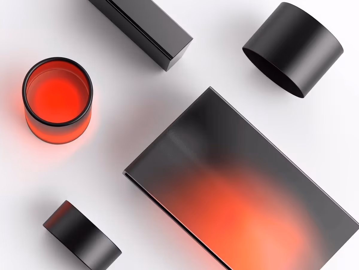 Objects on table