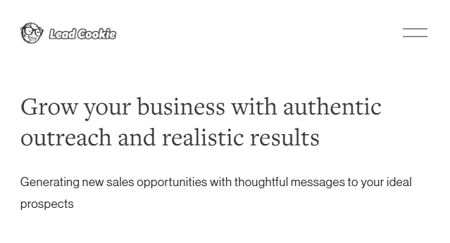 Lead Cookie HomePage