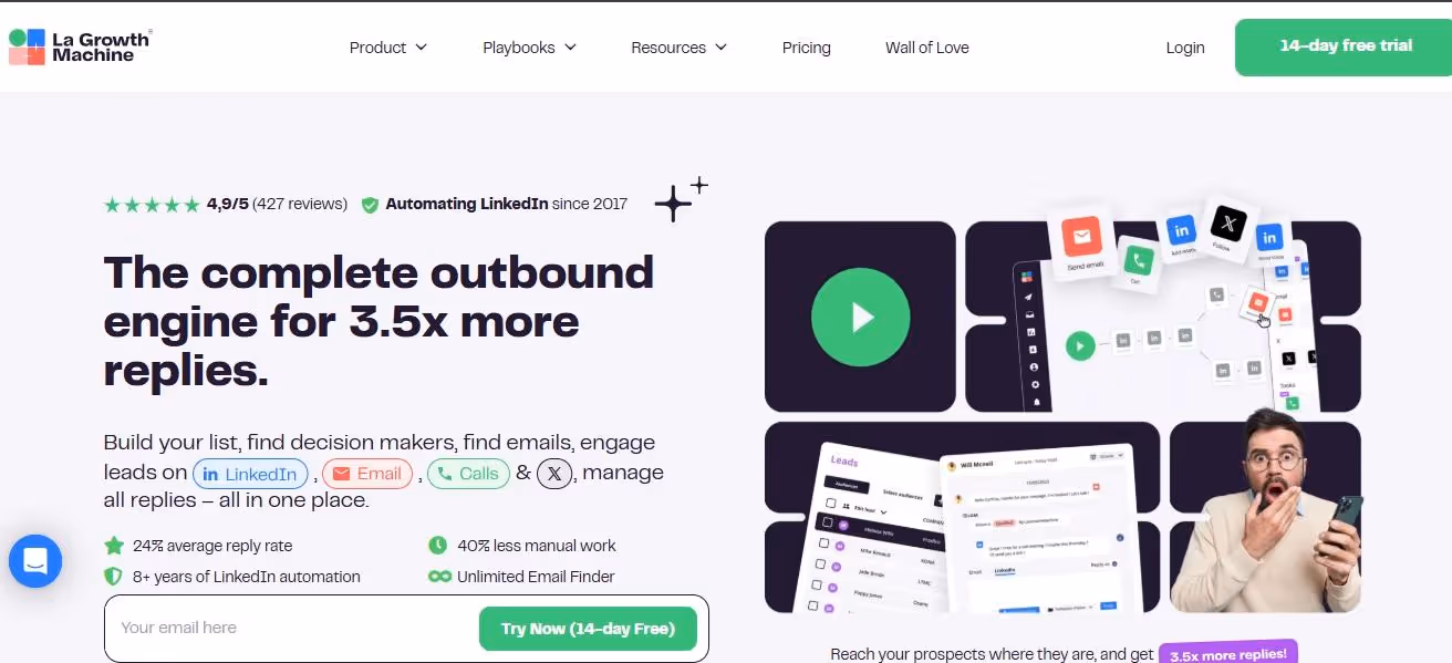LaGrothMachine homepage image