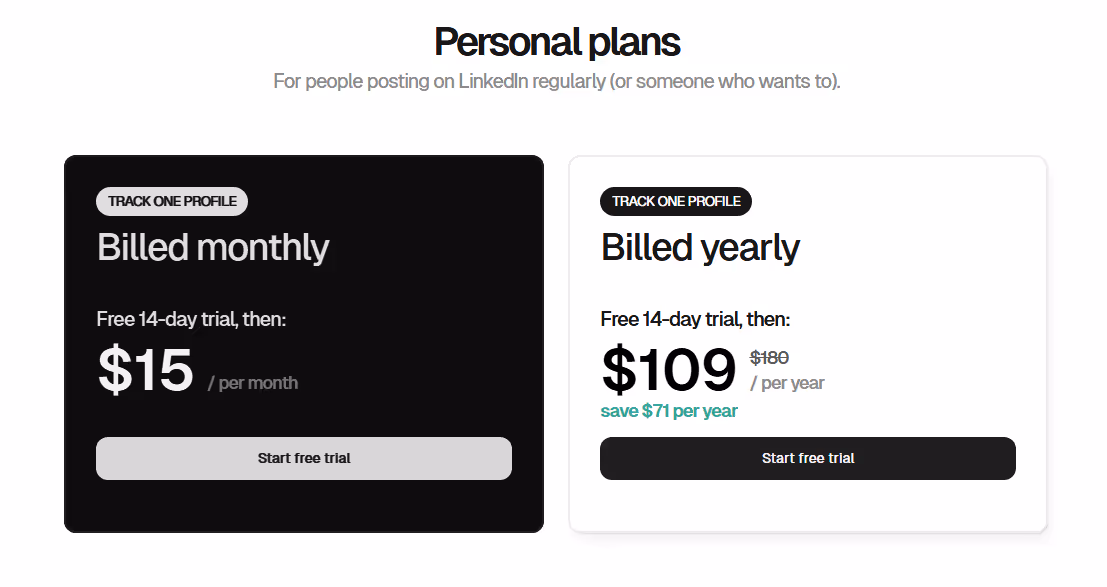 Shield personal plans