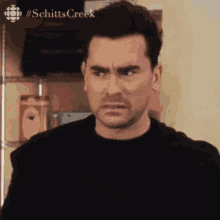 GIF of David Rose from Schitt's Creek looking confused.